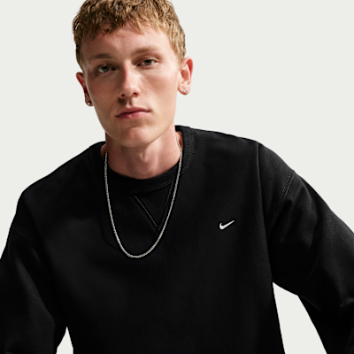 Nike Solo Swoosh Erkek Fleece Crew Üst görsel 3