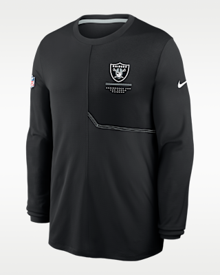 Мужские  Las Vegas Raiders Sideline Coach Nike Dri-FIT NFL Long-Sleeve Top