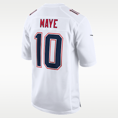 Drake Maye New England Patriots Super Bowl LX Men's Nike NFL Game Fashion Jersey