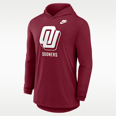 Oklahoma Legacy Men's Nike Dri-FIT College Long-Sleeve Hooded T-Shirt
