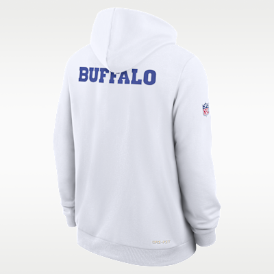 Sudadera con gorro sin cierre Nike Dri-FIT de la NFL para hombre Buffalo Bills Rivalries Collection Sideline Victory
