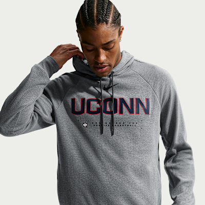 Connecticut Huskies Nike NCAA Men's Basketball Coaches' Pullover Hoodie