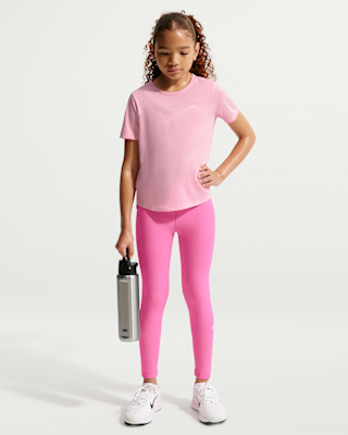 Детские тайтсы Nike One Big Kids' (Girls') Dri-FIT High-Waisted Leggings