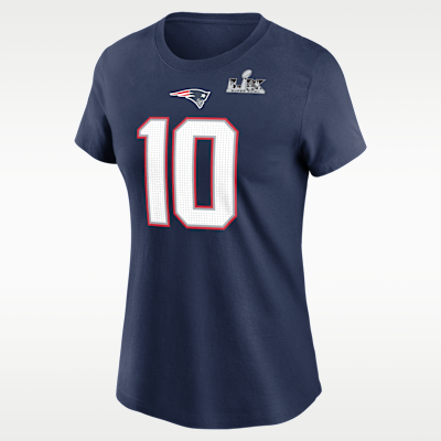 Drake Maye New England Patriots Super Bowl LX Women's Nike NFL T-Shirt