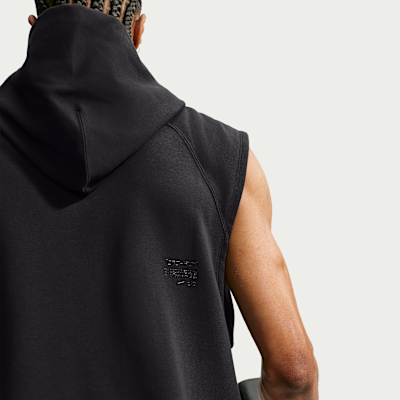 Nike N.A.C. Dri-FIT Fleece Kolsuz Kapüşonlu Erkek Antrenman Üstü görsel 2