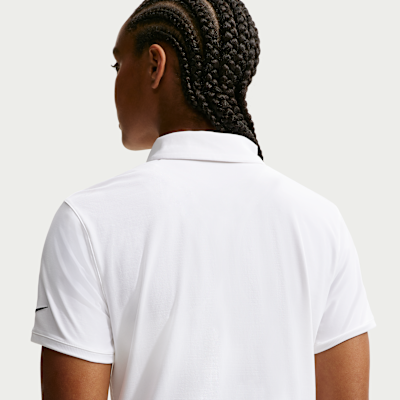 Nike Victory Dri-FIT Kısa Kollu Kadın Golf Polo Üstü görsel 2
