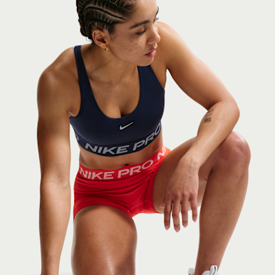 Nike Pro 365 Hafif Destekli Pedsiz Kadın Spor Sütyeni görsel 3
