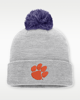 Женские Clemson Peak Nike College Cuffed Beanie