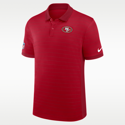 San Francisco 49ers Sideline Victory Stripe Men's Nike Dri-FIT NFL Polo