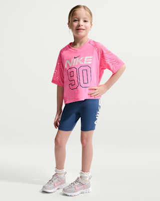 Детские шорты Nike Little Kids' Dri-FIT Easy Breezy 2-Piece Bike Shorts Set