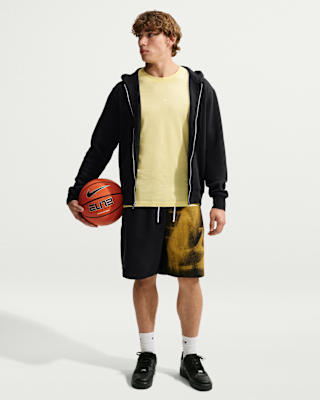 Мужские шорты Los Angeles Lakers Standard Issue Nike Fleece Basketball Shorts для баскетбола