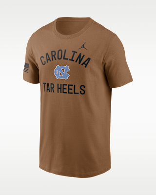 Мужская футболка North Carolina Courtside Jordan Brand Dri-FIT College
