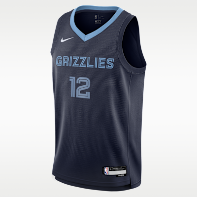 Ja Morant Memphis Grizzlies 2023/24 Icon Edition Big Kids' Nike NBA Swingman Jersey