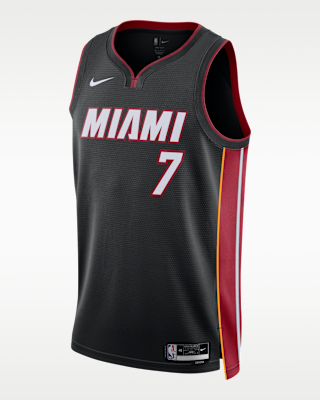 Мужские джерси Giannis Antetokounmpo Miami Heat Icon Edition Nike Brand Dri-FIT NBA Swingman Jersey
