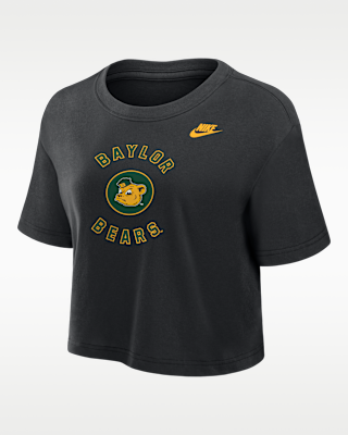 Женская футболка Baylor Bears Nike Dri-FIT Cropped