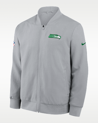 Мужская куртка Seattle Seahawks Rivalries Collection Sideline Nike NFL Full-Zip Bomber