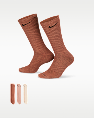 Unisex носки Nike Everyday Plus Cushioned Training Crew Socks (3 Pairs) для тренировок