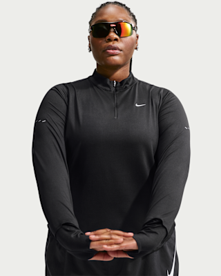Женские  Nike Swift Dri-FIT UV 1/4-Zip Top (Plus Size) для бега
