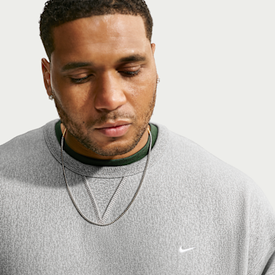 Nike Solo Swoosh Erkek Fleece Crew Üst görsel 8
