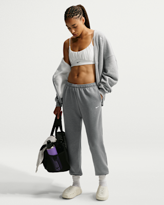 Женские Nike Studio Fleece Sport Dri-FIT Mid-Rise Pants