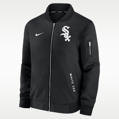 Chicago White Sox Authentic Collection Dugout Men's Nike MLB Full-Zip Bomber Jacket