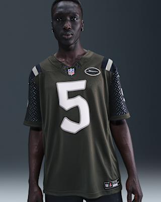 Мужские джерси Garrett Wilson New York Jets Rivalries Collection Nike Dri-FIT NFL Limited Jersey