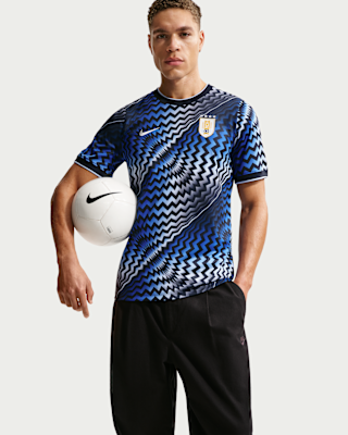 Мужские шорты Uruguay Academy Pro Nike Dri-FIT Soccer Pre-Match Short-Sleeve Top