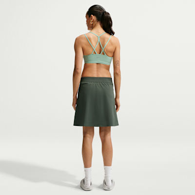 Nike 24.7 PerfectStretch Dri-FIT UV Korumalı Yüksek Belli Pileli Kadın Eteği görsel 5