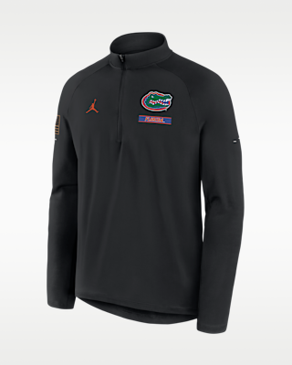 Мужские Florida 2026 Military Appreciation Stride Jordan Brand Dri-FIT College 1/2-Zip Long-Sleeve Top