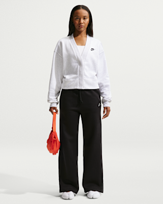 Женские  Nike Sportswear Phoenix Fleece High-Waisted Wide-Leg Pants