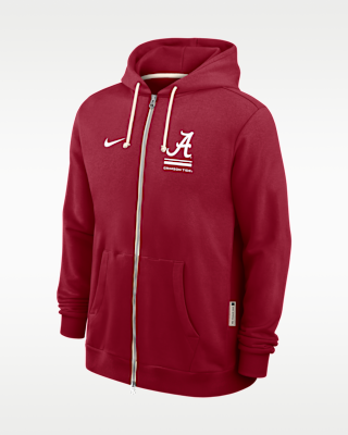 Мужское худи Alabama Sideline Standard Issue Nike Dri-FIT College Full-Zip Hoodie