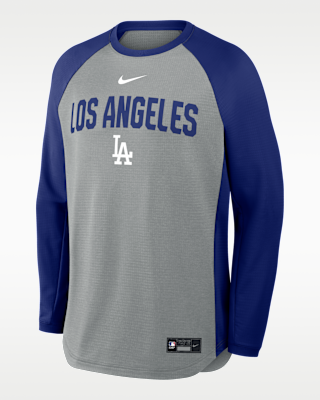 Мужские  Los Angeles Dodgers Authentic Collection Nike Dri-FIT Pullover Crew