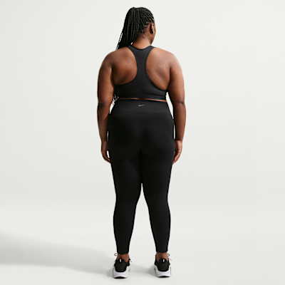 Nike Swoosh Orta Destekli Pedli Kadın Spor Sütyeni (Büyük Beden) görsel 5