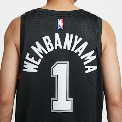Maillot Nike NBA Swingman Victor Wembanyama San Antonio Spurs City Edition pour homme