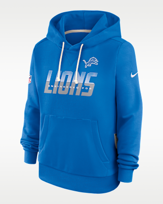Женское худи Detroit Lions Sideline Standard Issue Nike Dri-FIT NFL Pullover Hoodie