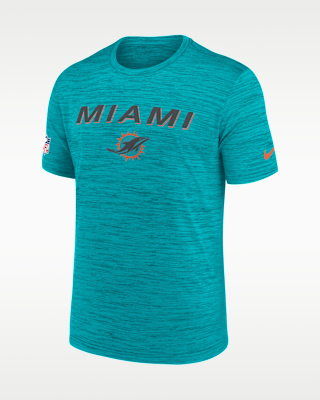 Мужская футболка Miami Dolphins Rivalries Collection Sideline Velocity Nike Dri-FIT NFL