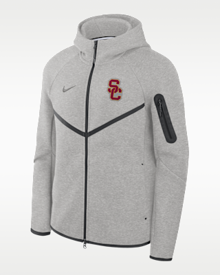 Мужская куртка USC Tech Fleece Windrunner Nike College Full-Zip Hooded для бега