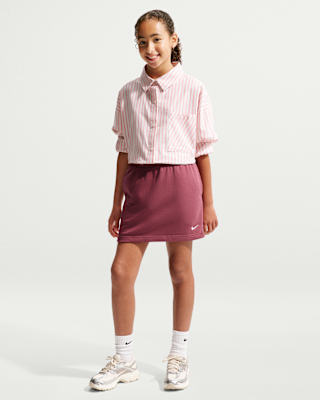 Детская юбка Nike Sportswear Studio Fleece Big Kids' (Girls') French Terry Skirt