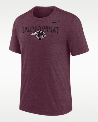 Мужская футболка Nike College (Clark Atlanta University) Tri-Blend Short-Sleeve