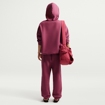 Nike Studio Fleece Orta Kalınlıkta Oversize Kapüşonlu Kadın Sweatshirt'ü görsel 5