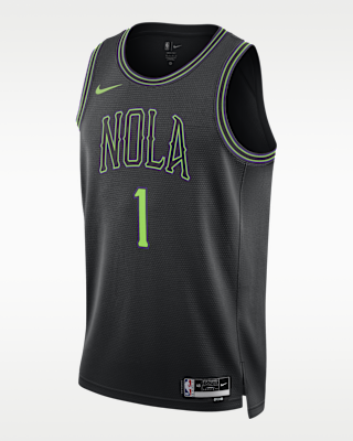 Мужские джерси Zion Williamson New Orleans Pelican City Edition 2023/24 Nike Dri-FIT NBA Swingman Jersey