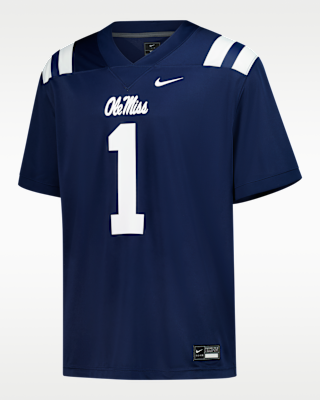 Мужские джерси #1 Ole Miss Rebels Nike Untouchable Football Jersey для футбола