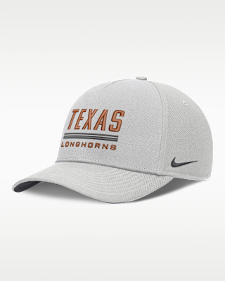 Мужские  Texas Sideline Practice Rise Nike Dri-FIT College Adjustable Hat