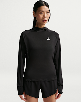 Женские  Nike ACG UV-Resistant Hooded Trail Mid-Layer Top для бега