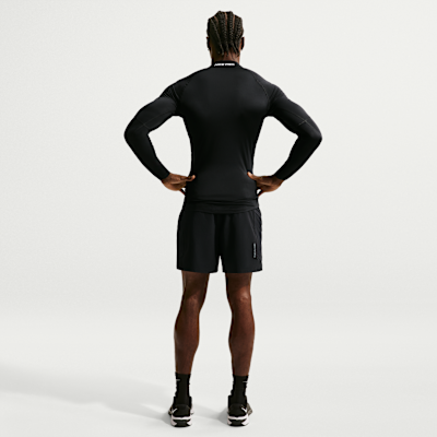 Nike Pro Dri-FIT Balıkçı Yakalı Uzun Kollu Erkek Fitness Üstü görsel 5