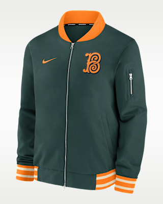 Мужская куртка Baltimore Orioles Authentic Collection City Connect Nike MLB Full-Zip Bomber