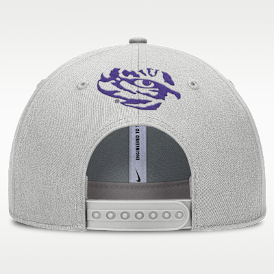 Gorra universitaria Nike ajustable para hombre LSU On-Field Primetime Rise