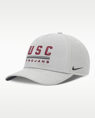 Мужские  USC Sideline Practice Rise Nike Dri-FIT College Adjustable Hat