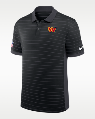 Мужские  Washington Commanders Sideline Victory Stripe Nike Dri-FIT NFL Polo