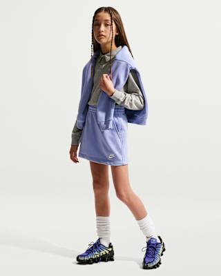 Детская юбка Nike Sportswear Club Big Kids' (Girls') French Terry Skirt